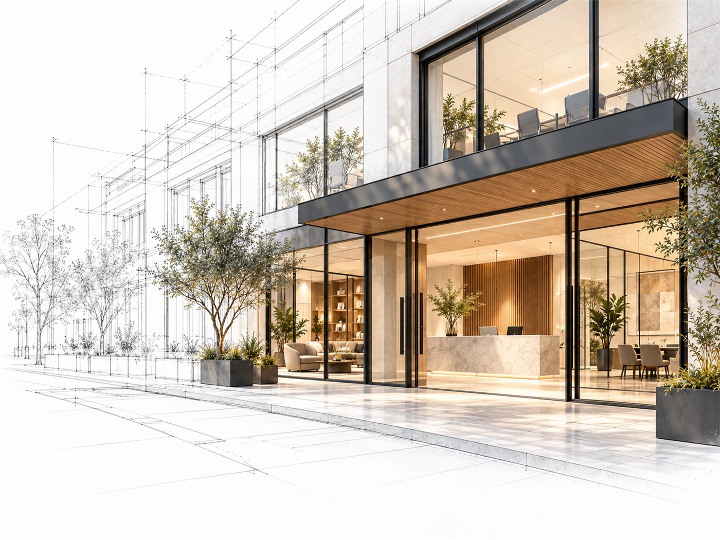 Commerces et bureaux : rénovation électrique